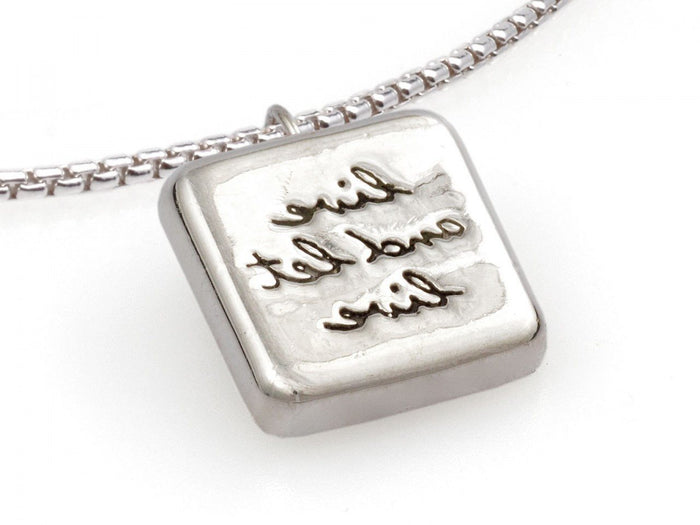 Reflections "Live and Let Live" Pendant and Chain - Fearless Inventory